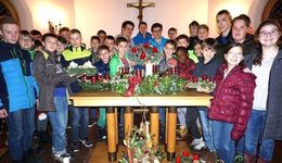 Adventkranzsegnung am 30. November 2017 in der Virgilkapelle des Werkschulheims Felbertal