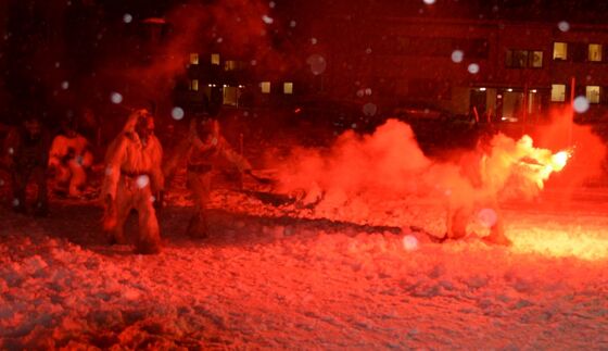 Perchtenlauf und Krampuskränzchen 2017 im Werkschulheim Felbertal