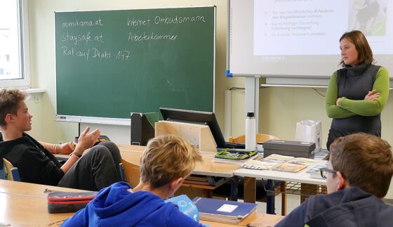 Safer Internet - Workshop der 4. Klassen des Werkschulheims Felbertal