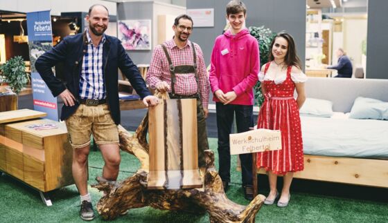 Werkschulheim Felbertal bei der Messe „Wohnen & Interieur 2019“ in Wien